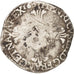 Frankreich, Henri IV, 1/4 Ecu, 1607, Rennes, F(12-15), Silver, Sombart:4686