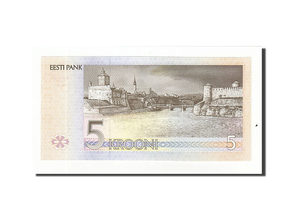 Estonia, 5 Krooni, 1992, KM:71b, UNC