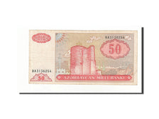 Azerbaiyán, 50 Manat, 1993, KM:17b, BC+
