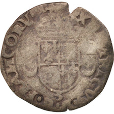 Münze, Frankreich, Douzain aux croissants, 1552, Grenoble, SGE+, Billon