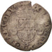 Münze, Frankreich, Douzain aux croissants, 1552, Grenoble, SGE+, Billon