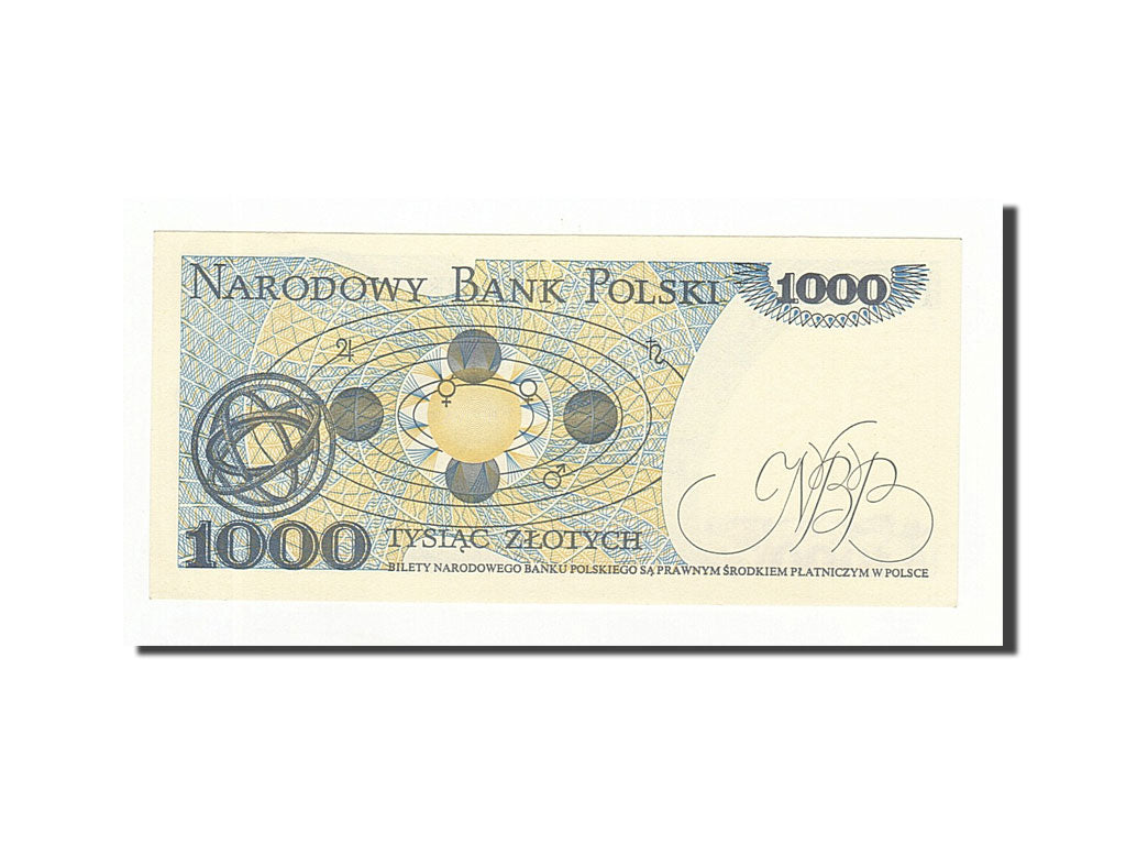Banconote, Polonia, 1000 Zlotych, KM:146c, 1982-06-01, SPL