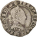 Frankreich, HenriIII,Franc au Col Plat,1578,Bayonne,F(12-15),Silver,Sombart:4714