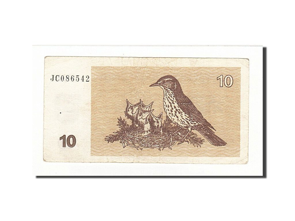 Banknote, Lithuania, 10 (Talonas), 1992, KM:40, VF(30-35)