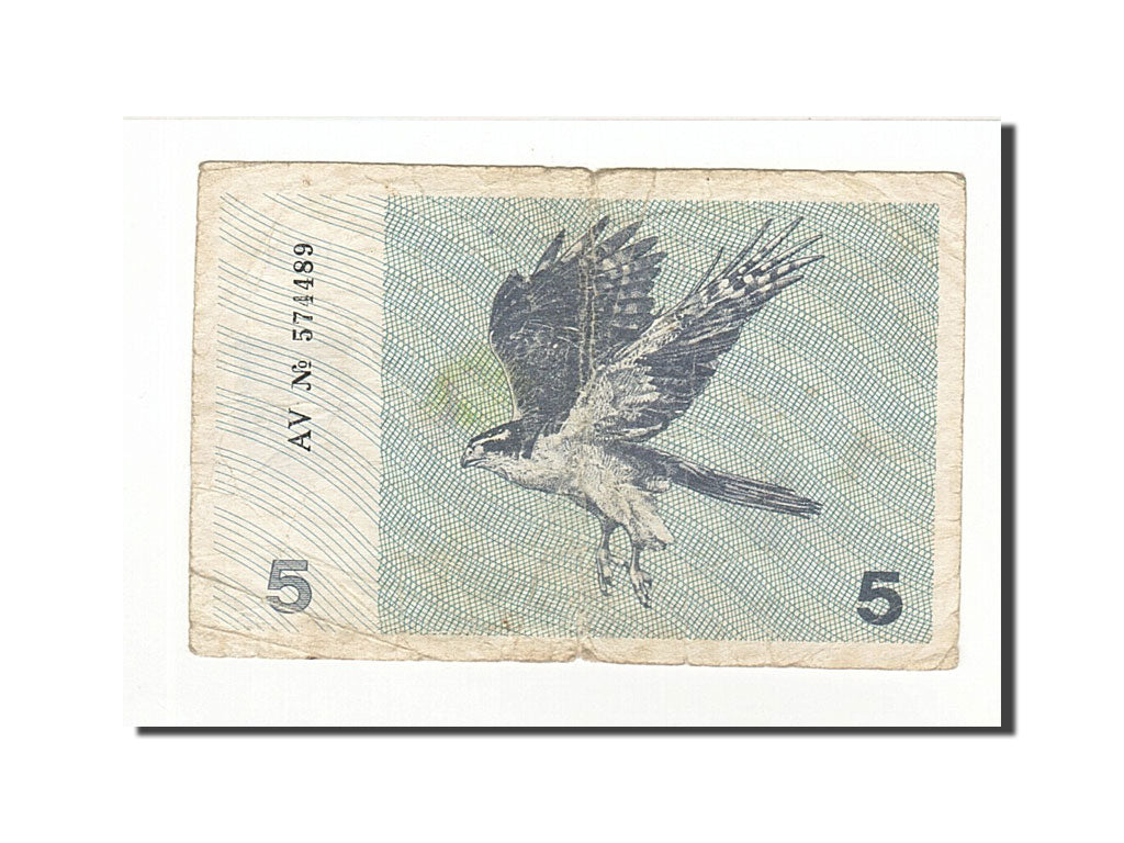 Geldschein, Lithuania, 5 (Talonas), 1991, KM:34a, S