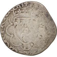 France, François Ist, Douzain, Angers, VG(8-10), Billon, Sombart:4368