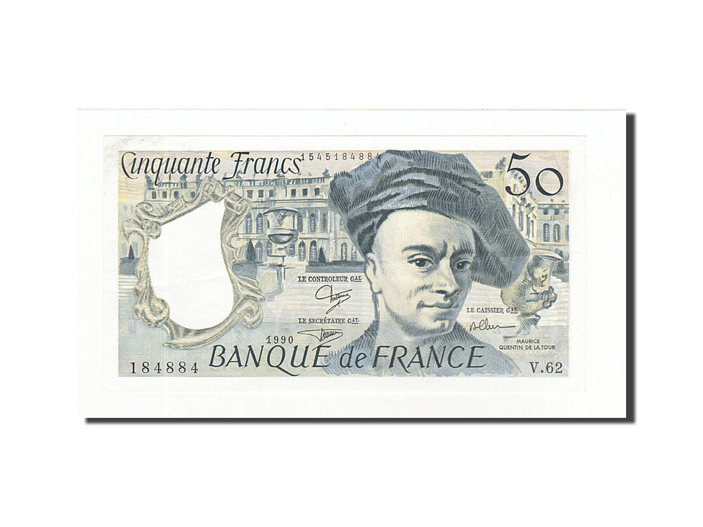 Francia, 50 Francs, 1990, KM:152e, MBC+, Fayette:F67.16