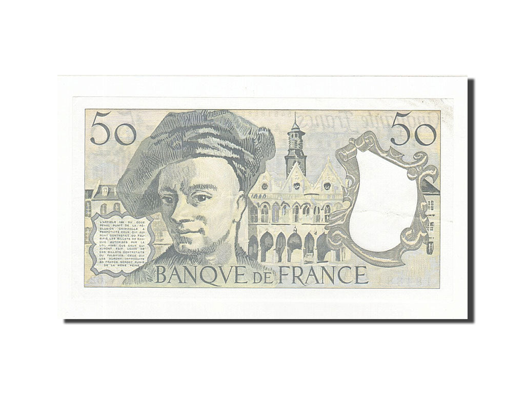 Francia, 50 Francs, 1990, KM:152e, MBC+, Fayette:F67.16