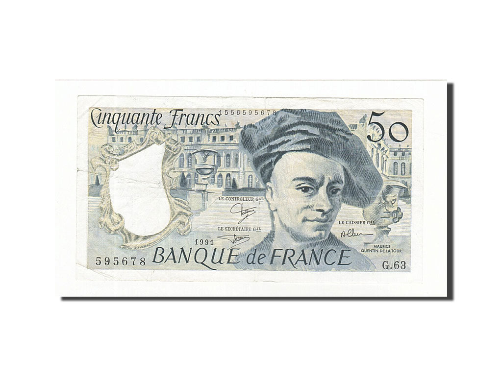 Frankreich, 50 Francs, 1991, KM:152e, SS, Fayette:F67.17