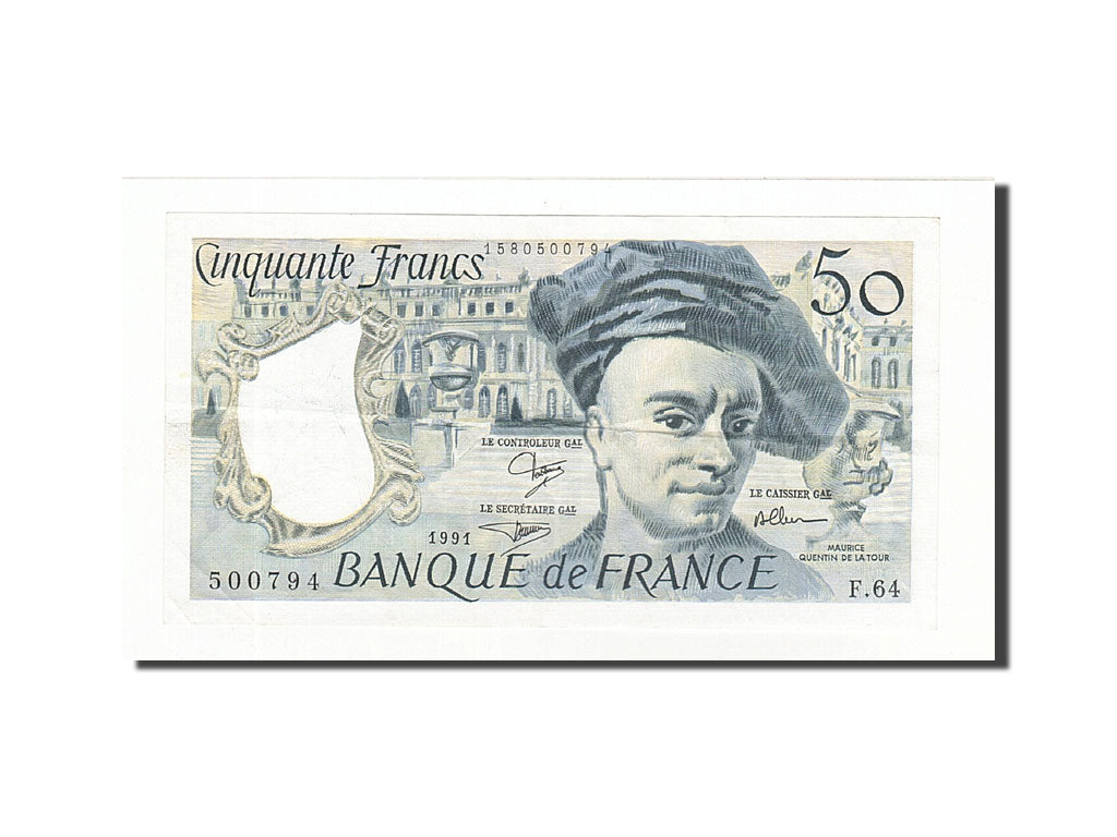 Billete, Francia, 50 Francs, 1991, MBC+, Fayette:F67.17, KM:152e