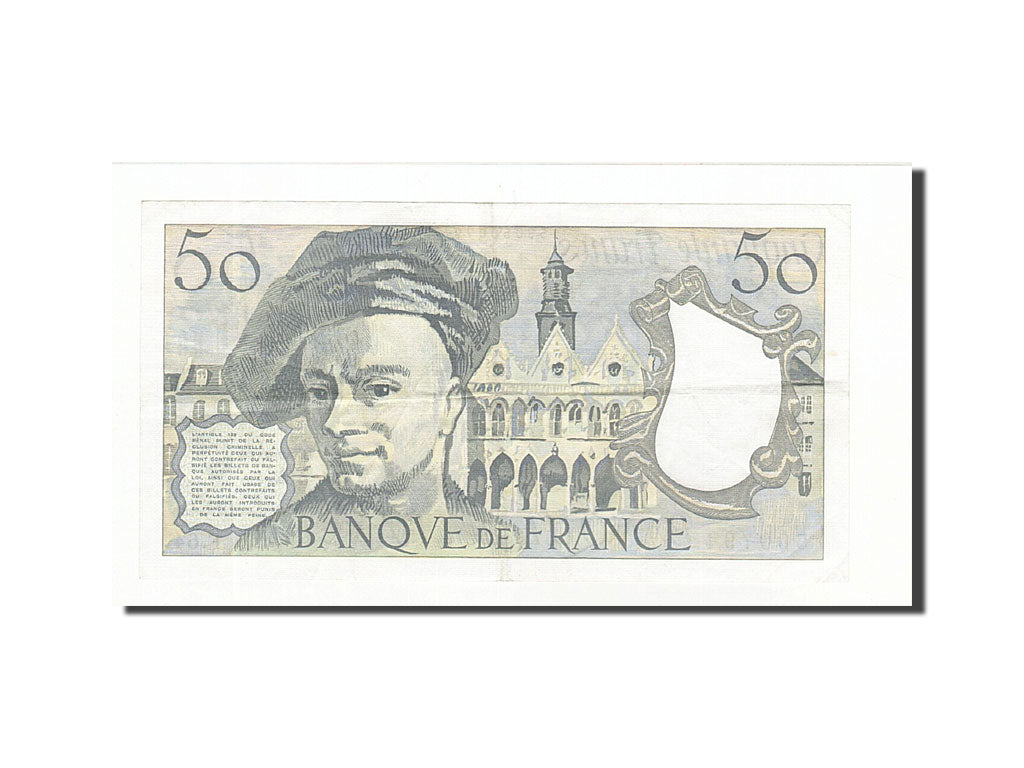 Billete, Francia, 50 Francs, 1991, MBC+, Fayette:F67.17, KM:152e