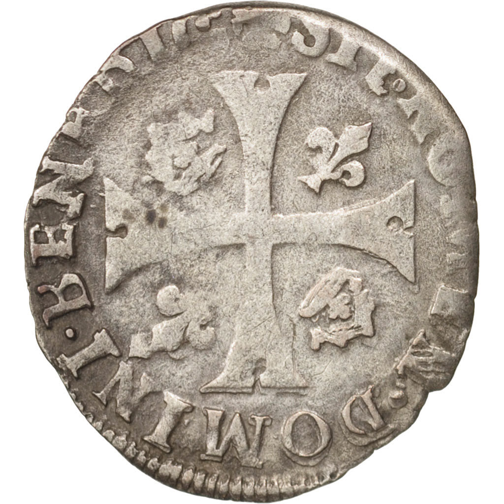 France, Douzain, 1575, Saint André Villeneuve Les Avignon, VF(20-25), Billon