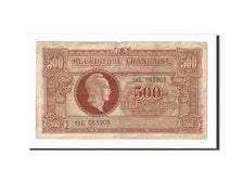 Geldschein, Frankreich, 500 Francs, 1945, S+, Fayette:VF 11.1, KM:106