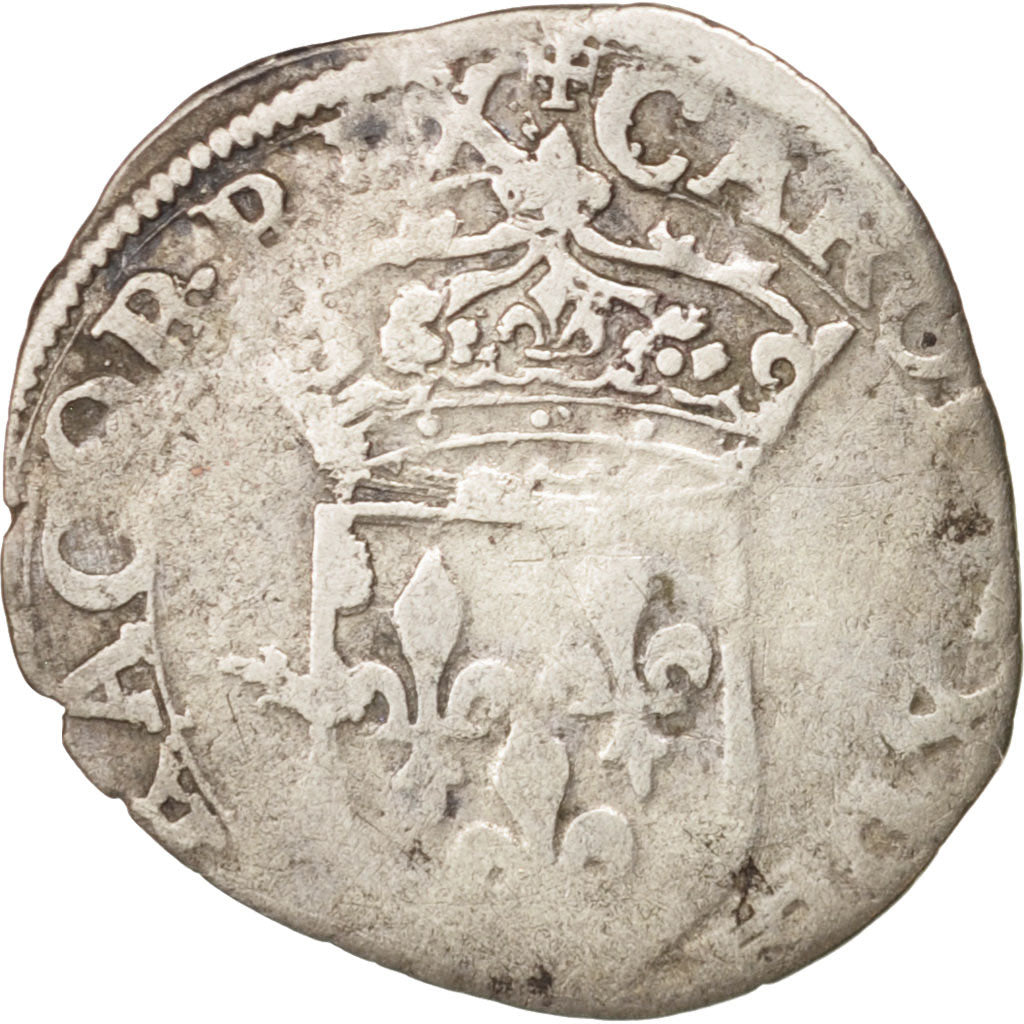 France, Sol Parisis, 1569, Saint André Villeneuve Les Avignon, F(12-15), Silver