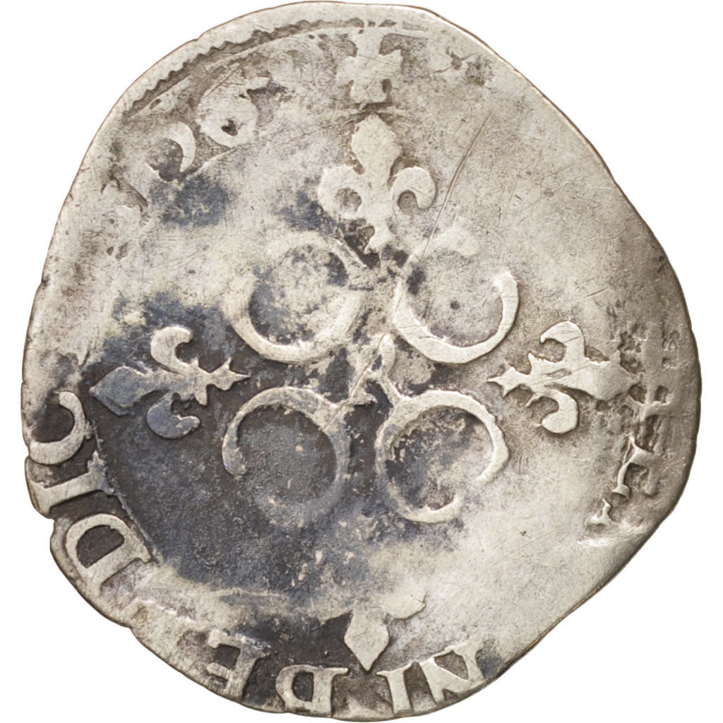 France, Sol Parisis, 1569, Saint André Villeneuve Les Avignon, F(12-15), Silver