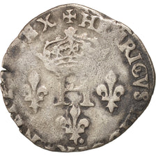 France, Henri III, Sol Parisis, 1578, F(12-15), Billon, Sombart:4474