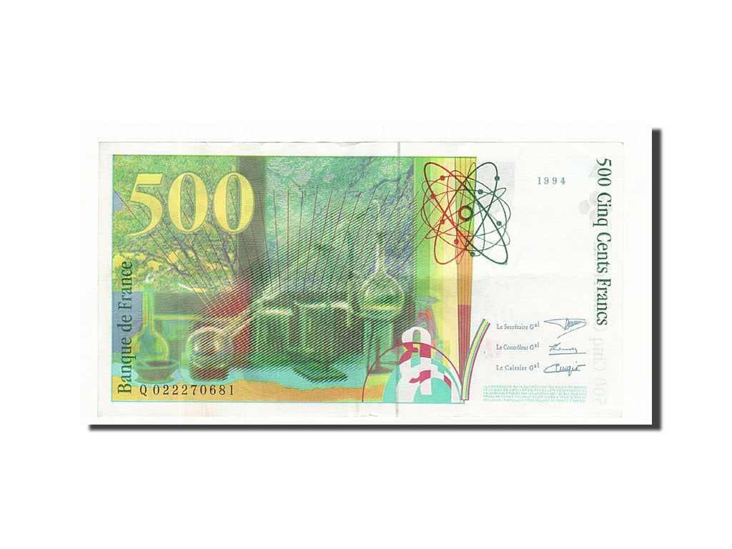 France, 500 Francs, 1994, KM:160a, UNC(60-62), Fayette:76.1