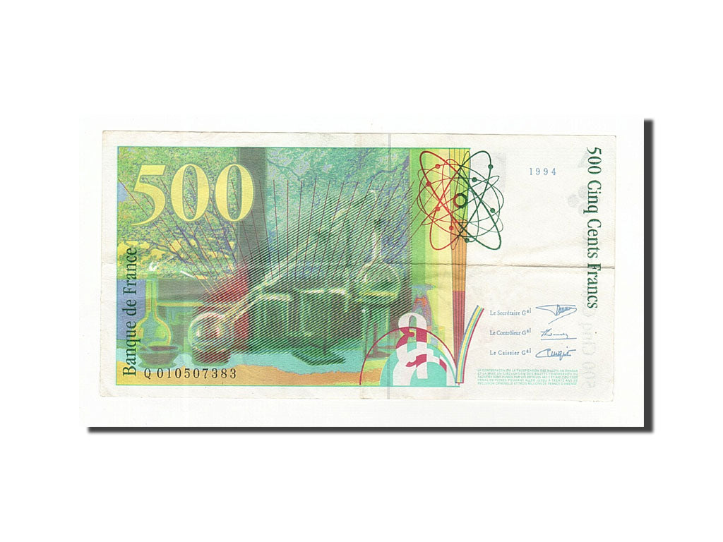 France, 500 Francs, 1994, KM:160a, TB, Fayette:76.1