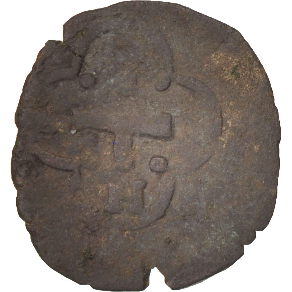 France, François Ist, Double Tournois, Montpellier, VG(8-10),Copper,Sombart:4268