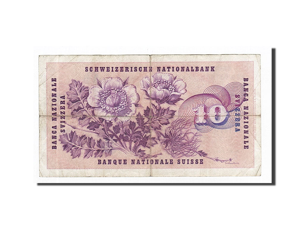 Schweiz, 10 Franken, 1965-01-21, KM:45j, S