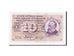 Banknot, Szwajcaria, 10 Franken, 1965-12-23, KM:45k, EF(40-45)