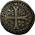 Moneda, Francia, Douzain, 1596, Riom, BC+, Vellón, Sombart:4420