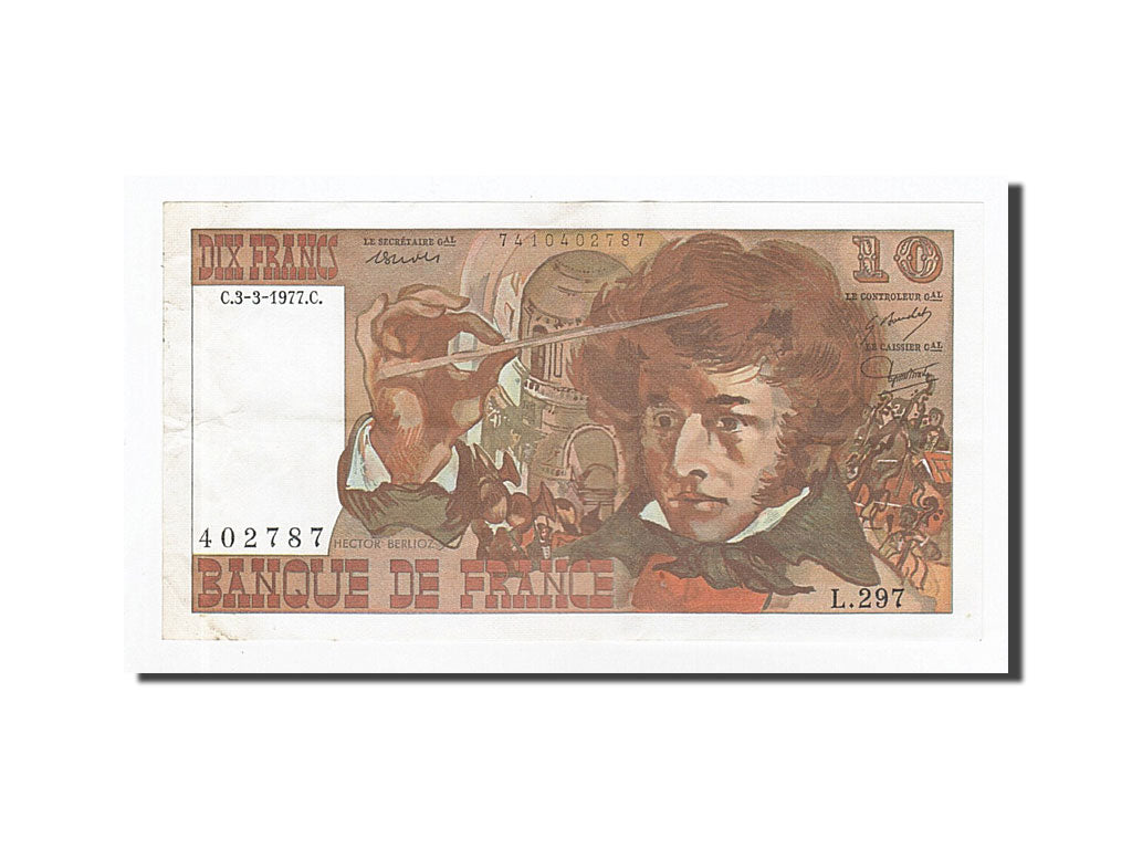 Billete, Francia, 10 Francs, 1977-03-03, MBC+, Fayette:63.21, KM:150c