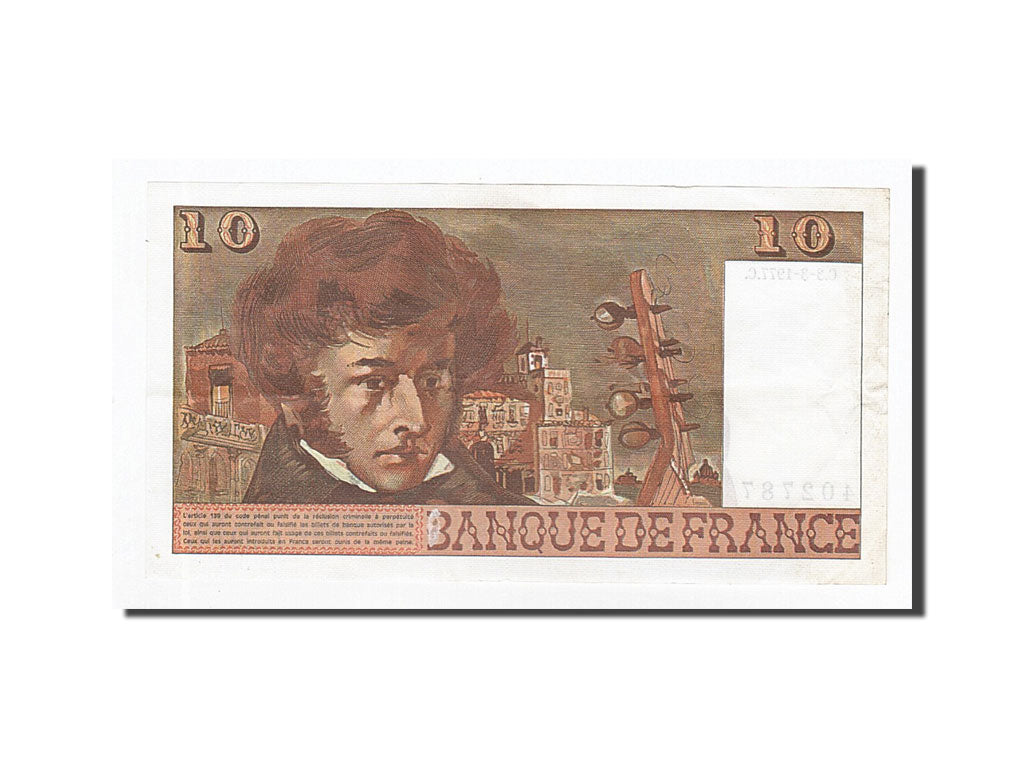 Billete, Francia, 10 Francs, 1977-03-03, MBC+, Fayette:63.21, KM:150c