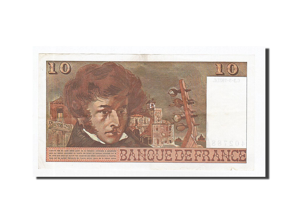 Geldschein, Frankreich, 10 Francs, 1977-03-03, SS, Fayette:63.21, KM:150c