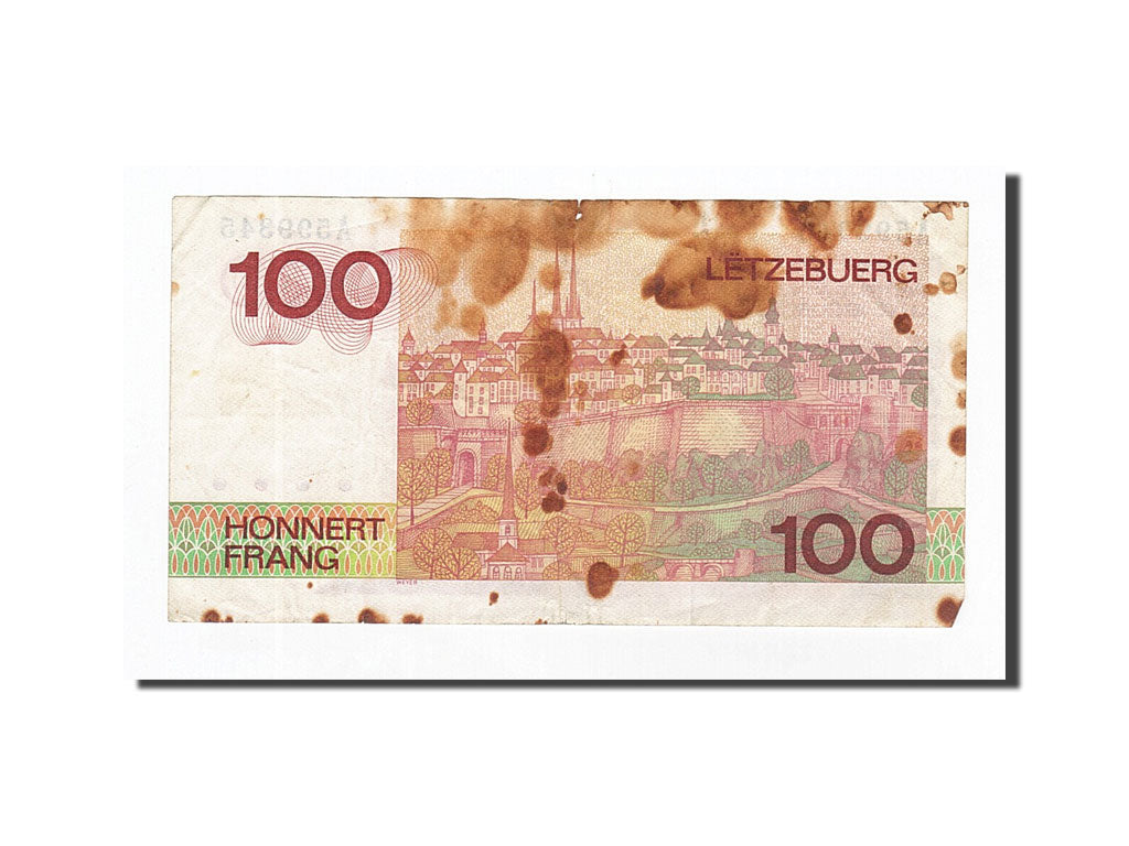 Geldschein, Luxemburg, 100 Francs, 1980-08-14, KM:57a, SGE