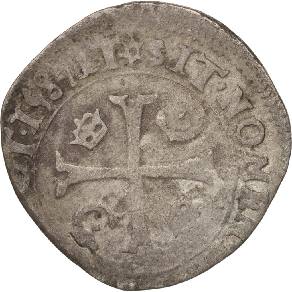 France, Henri III, Douzain Dauphiné, 1587, Grenoble,F(12-15),Billon,Sombart:4408