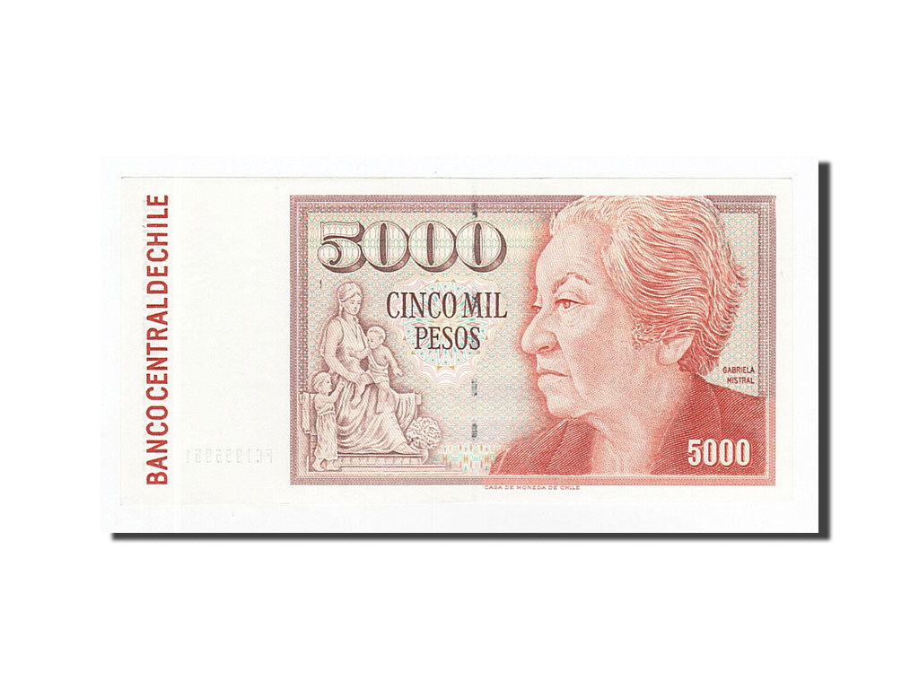 Chile, 5000 Pesos, 1996, KM:155e, UNZ