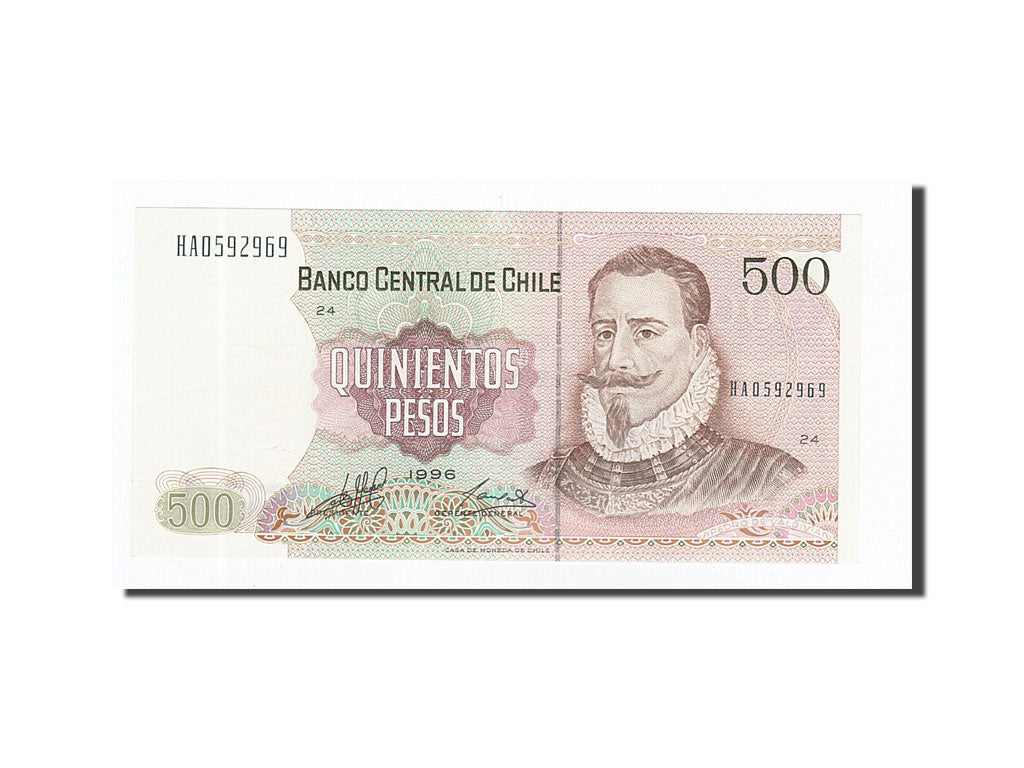 Cile, 500 Pesos, 1996, KM:153a, FDS