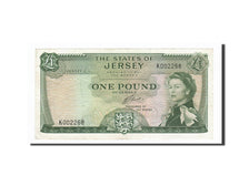 Geldschein, Jersey, 1 Pound, 1963, KM:8b, SS+
