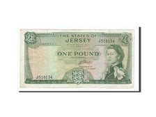 Billete, 1 Pound, 1963, Jersey, KM:8b, MBC