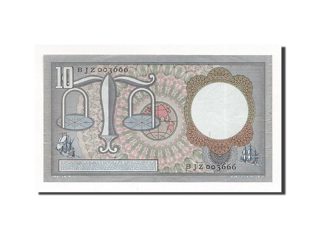 Netherlands, 10 Gulden, KM:85, 1953-03-23, UNC(60-62)
