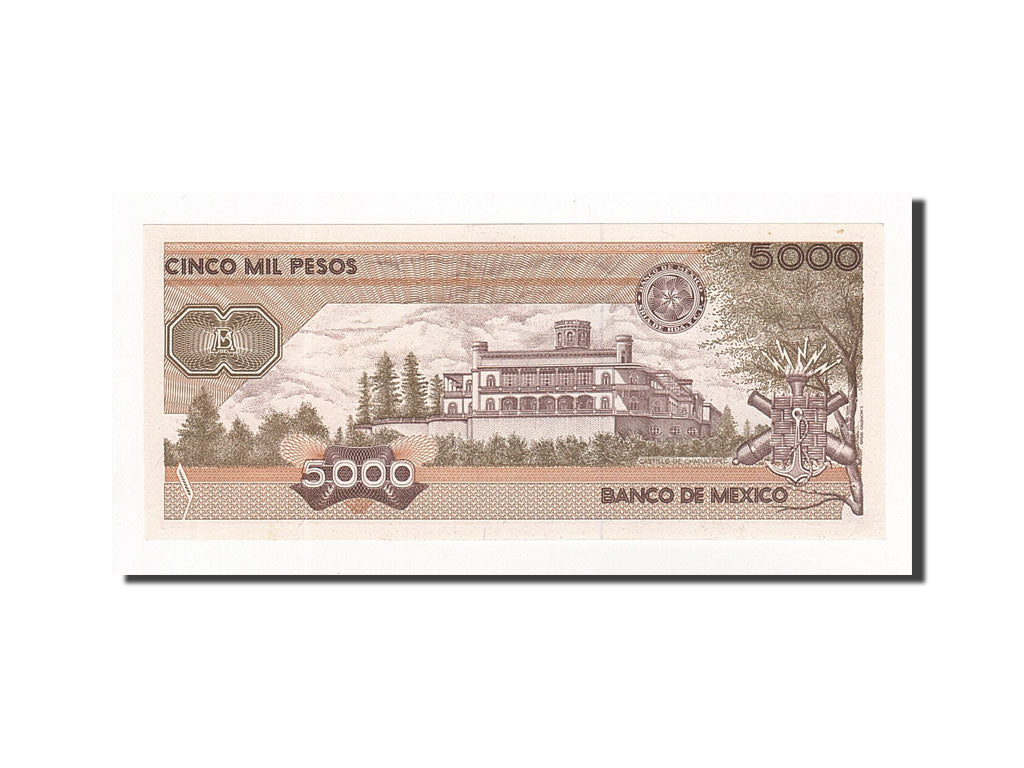 Messico, 5000 Pesos, 1989-03-28, KM:88c, FDS