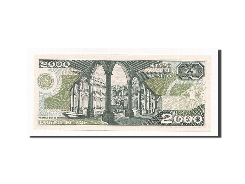Messico, 2000 Pesos, 1989-03-28, KM:86c, FDS