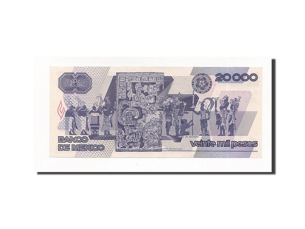 Mexiko, 20,000 Pesos, KM:92b, 1989-03-28, UNZ