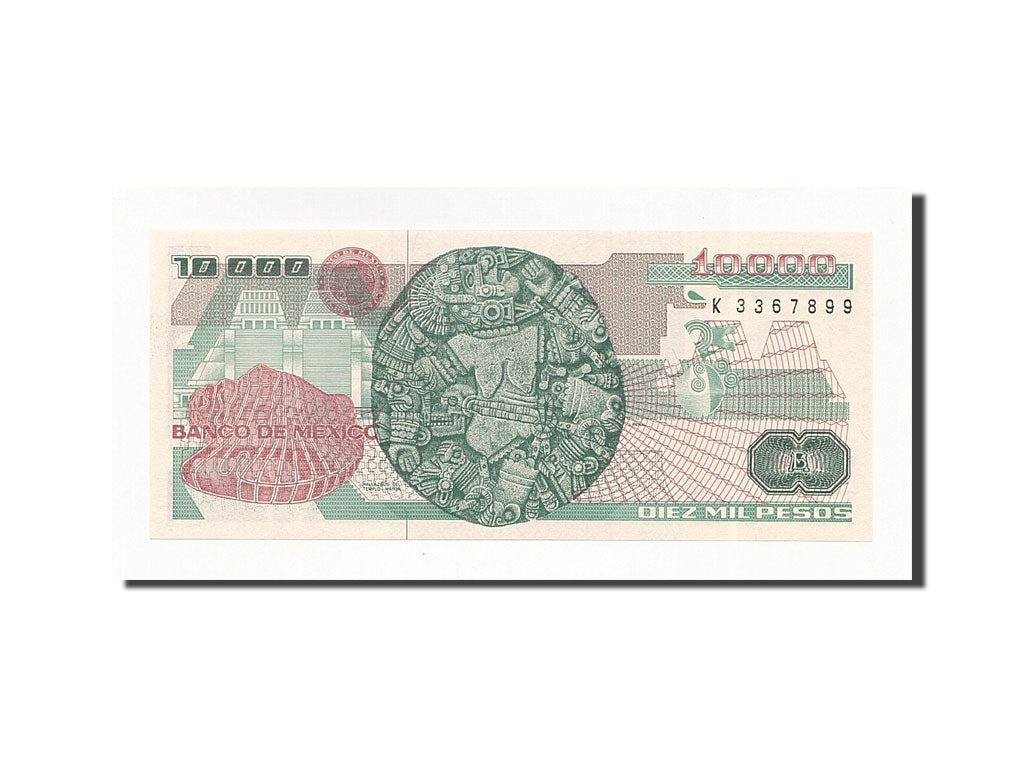 Mexico, 10,000 Pesos, 1991-5-16, KM:90d, UNC(65-70)