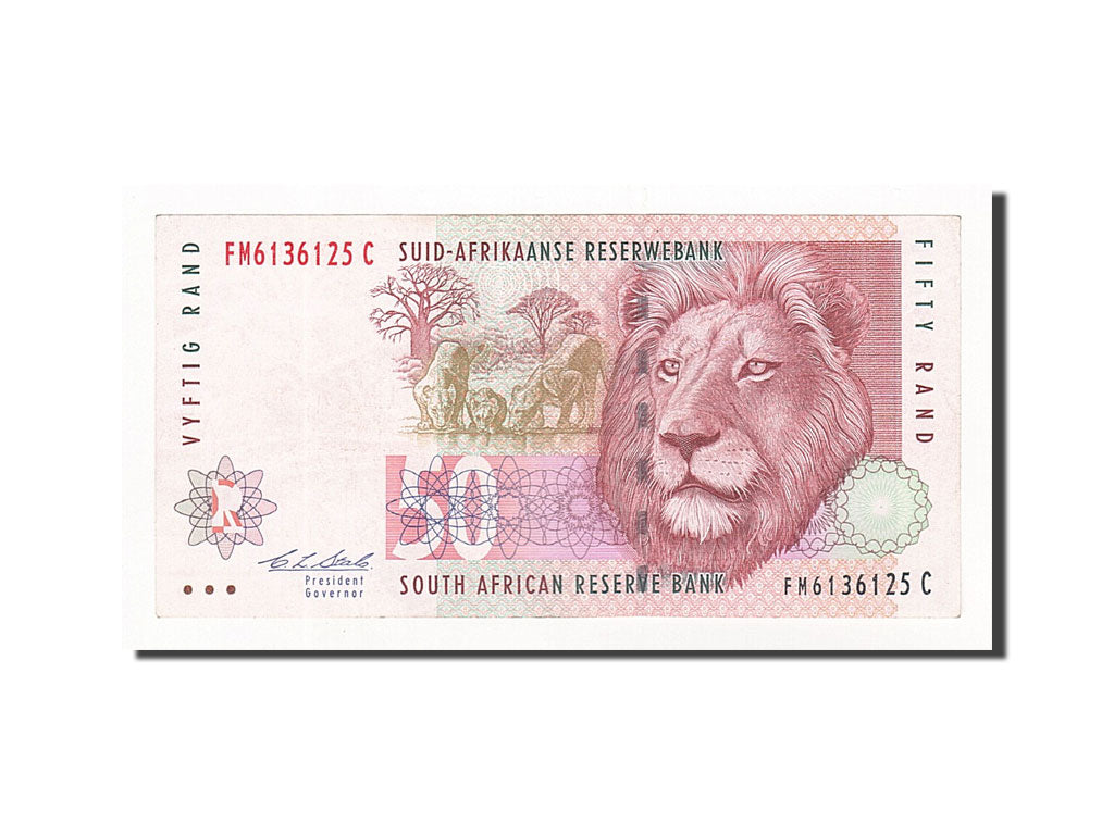 Sudafrica, 50 Rand, 1992, KM:125a, FDS