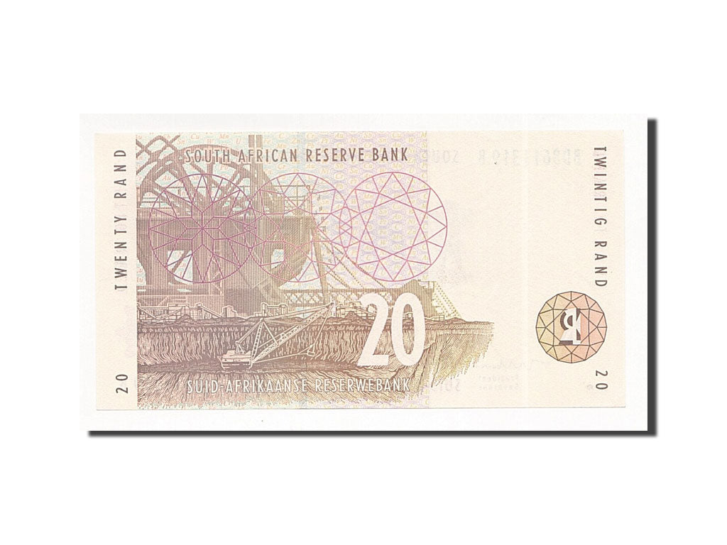 Südafrika, 20 Rand, 1999, KM:124b, UNZ