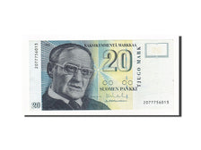 Banknote, Finland, 20 Markkaa, 1993, Undated, KM:122, UNC(65-70)