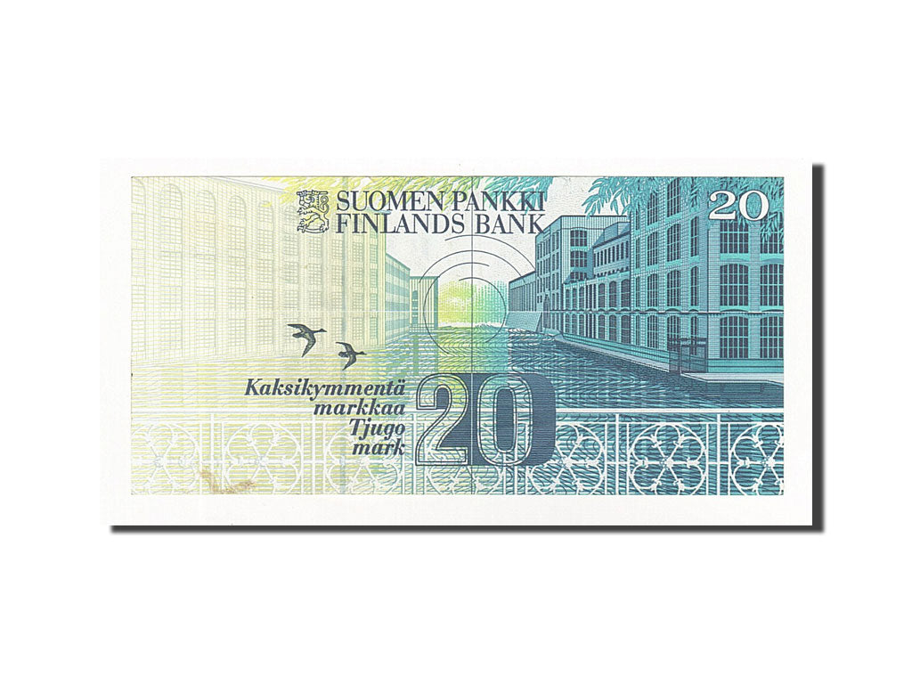 Banconote, Finlandia, 20 Markkaa, 1993, KM:122, Undated, FDS