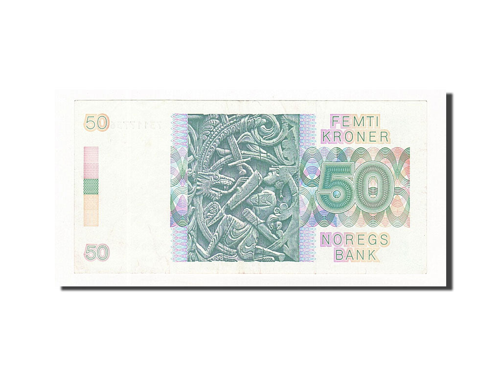 Norway, 50 Kroner, 1990, KM:42e, UNC(65-70)