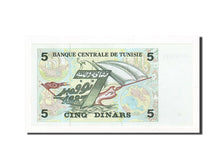 Banconote, Tunisia, 5 Dinars, 2008, KM:92, Undated, FDS