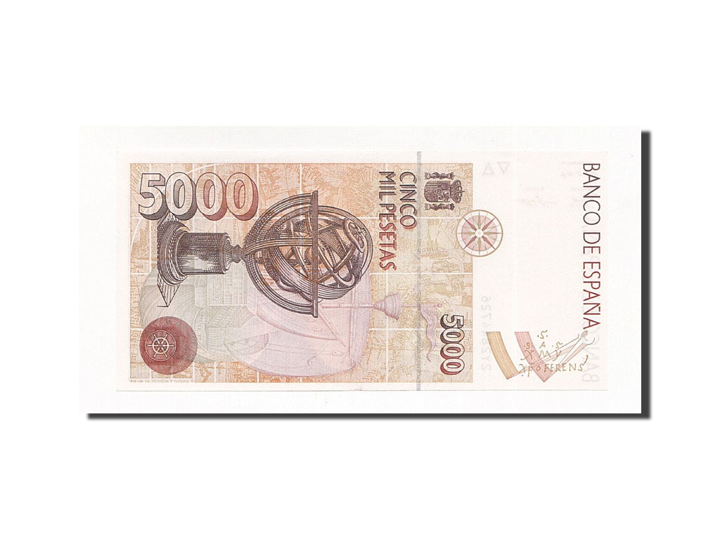 Billete, 5000 Pesetas, España, KM:165, 1992-10-12, UNC