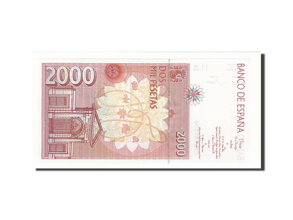Geldschein, Spanien, 2000 Pesetas, 1992-04-24, KM:164, UNZ