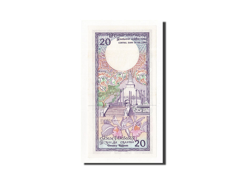 Sri Lanka, 20 Rupees, KM:97b, 1989-02-21, FDS