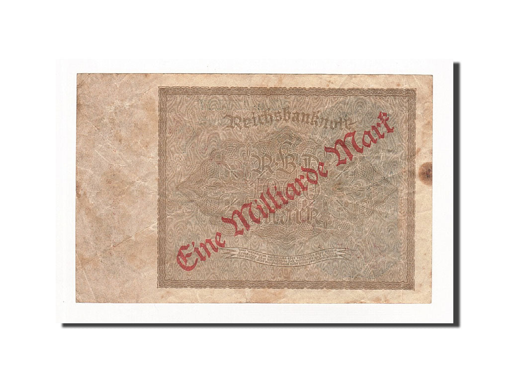 Germania, 1 Milliarde Mark on 1000 Mark, 1922, KM:113a, 1922-12-15, MB+